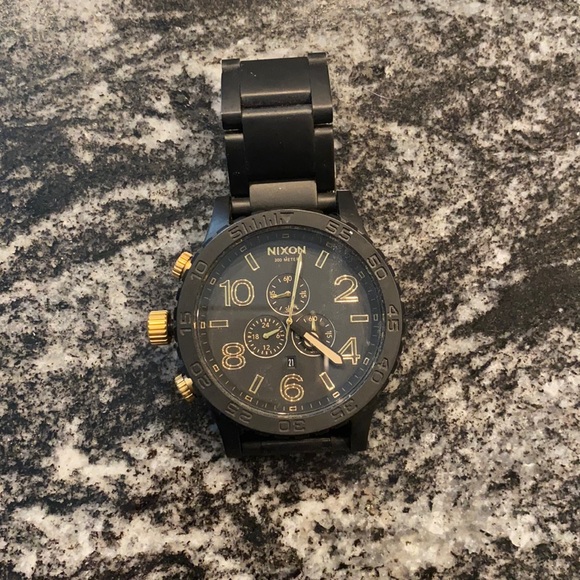 Nixon Other - NIXON 51-30 Chrono Matte Black/Gold